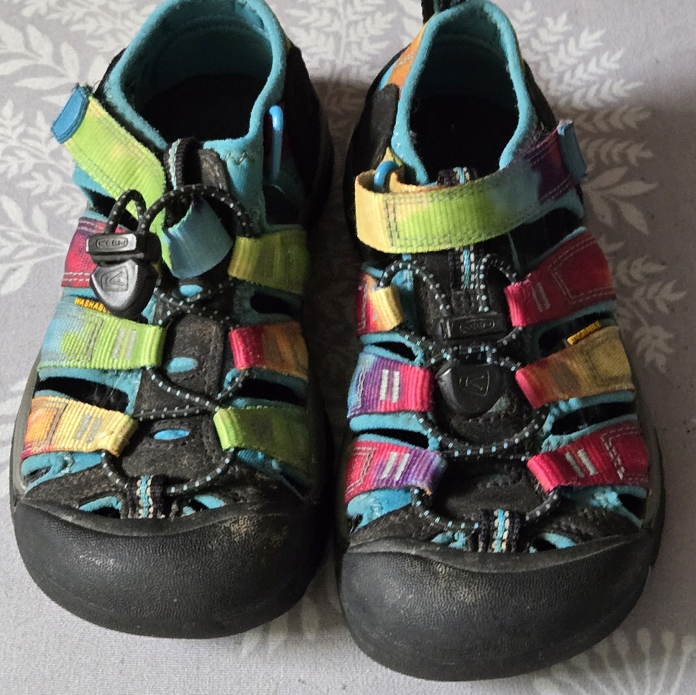 Keen H2 closed-toe sandals, rainbow/tiedye